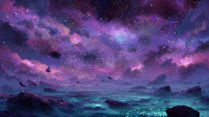 新葡京宇宙星云梦幻背景